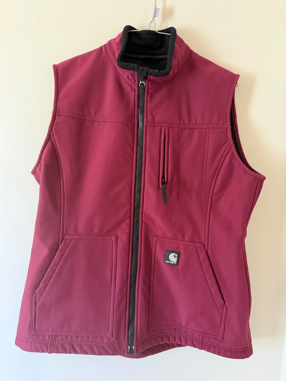 Carhartt Women's Burgundy Soft-Shell Vest